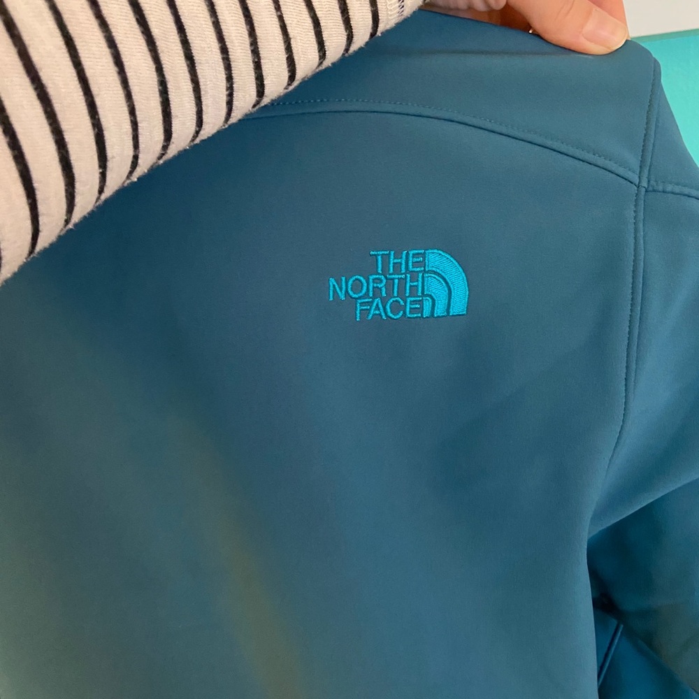 MENS TEAL NORTH FACE JACKET - Picture 4 of 6